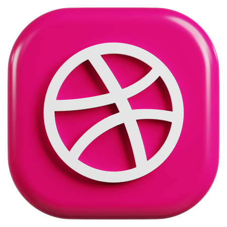 Free Logotipo do drible  3D Icon