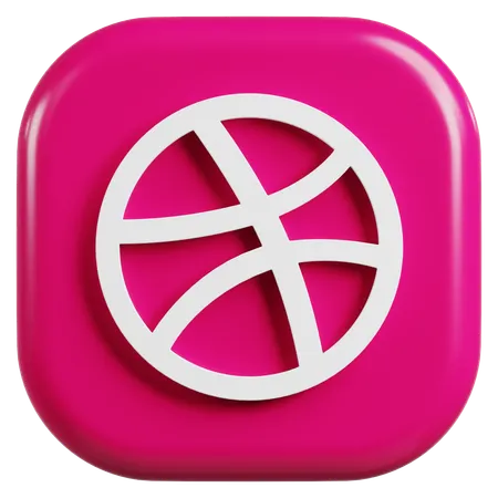 Free Logotipo do drible  3D Icon