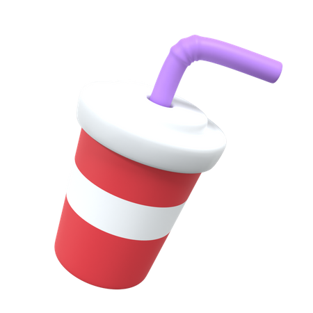 Free Drink  3D Illustration