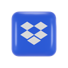 free 3d 3d dropbox logo 