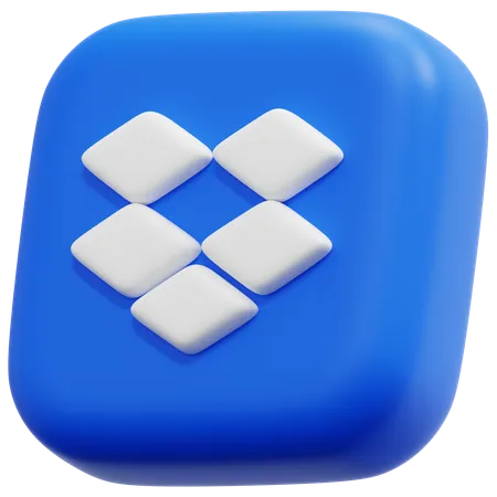 Free Dropbox  3D Icon