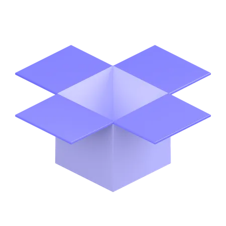 Free Dropbox  3D Icon