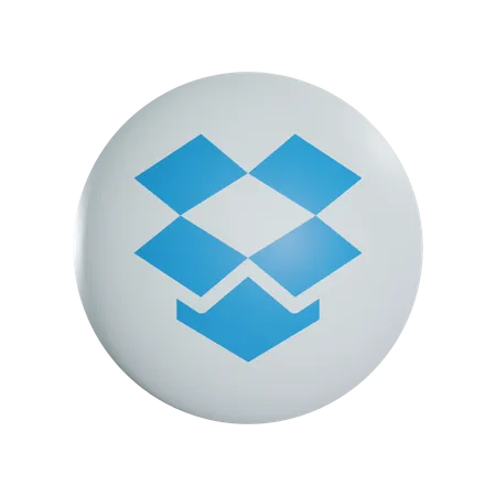 Free Dropbox  3D Icon