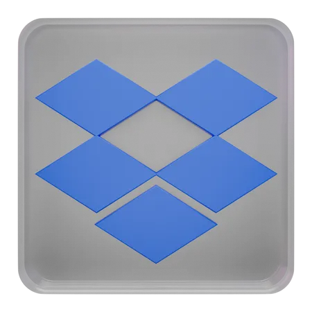 Free Dropbox  3D Icon