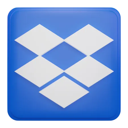 Free Dropbox  3D Icon