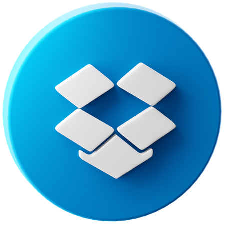 Free Dropbox  3D Icon