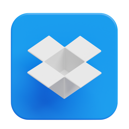Free Dropbox  3D Illustration
