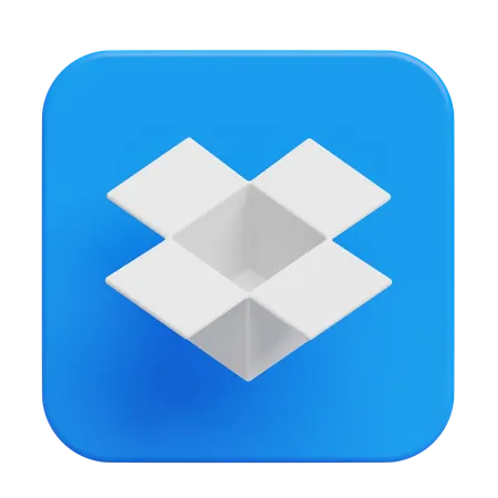 Free Dropbox  3D Illustration