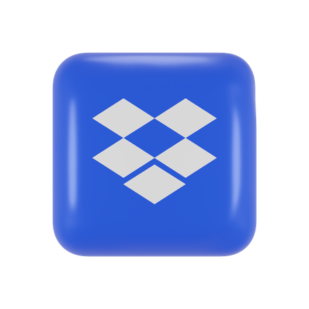 Free Dropbox  3D Icon