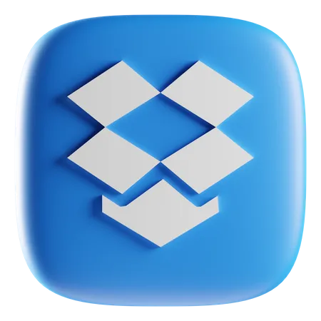 Free Dropbox  3D Icon