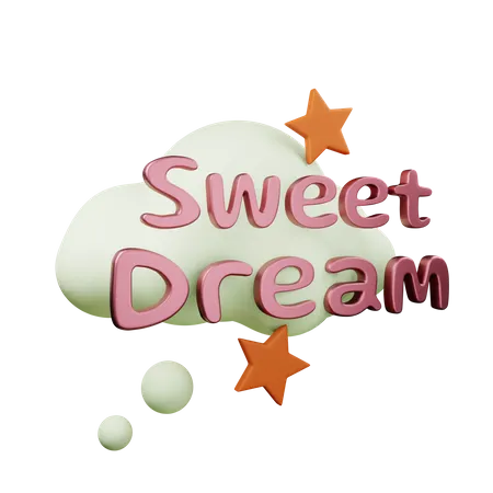 Free Dulces sueños  3D Illustration