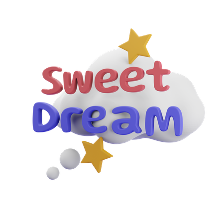 Free Dulces sueños  3D Illustration