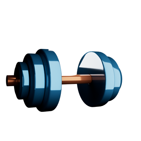 Free Dumbbell  3D Icon