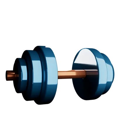 Free Dumbbell  3D Icon