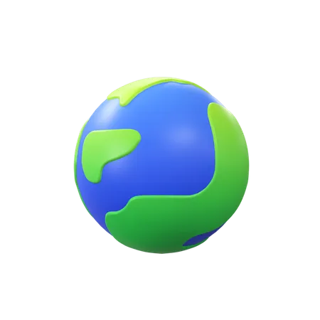 Free Earth  3D Icon