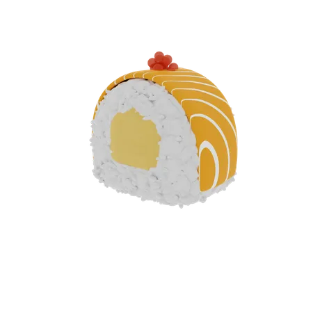 Free Ebi Nigiri Sushi  3D Icon