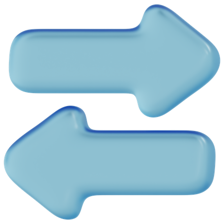 Free Échange de verre bleu  3D Icon