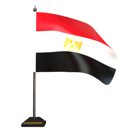 Free Egypt Flag  3D Icon