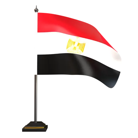 Free Egypt Flag  3D Illustration