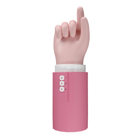 Free Ein-Finger-Handbewegung  3D Icon