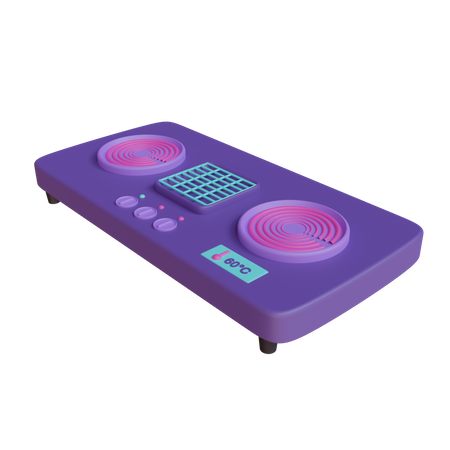 Free Electric Stove  3D Icon