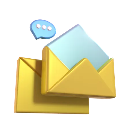 Free Email  3D Icon