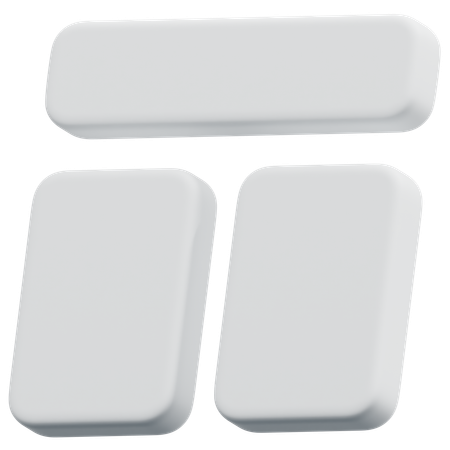 Free Disposition de la grille d'en-tête  3D Icon