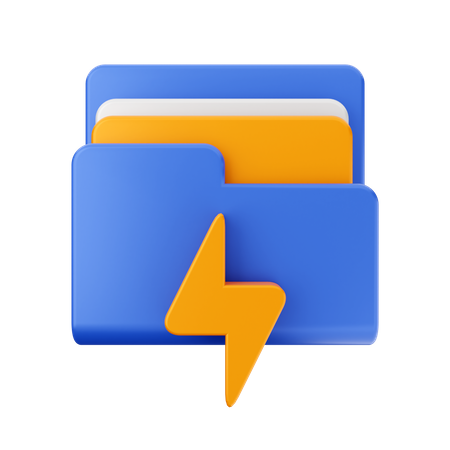 Free Energy Folder  3D Icon