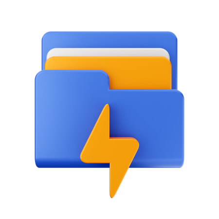 Free Energy Folder  3D Icon