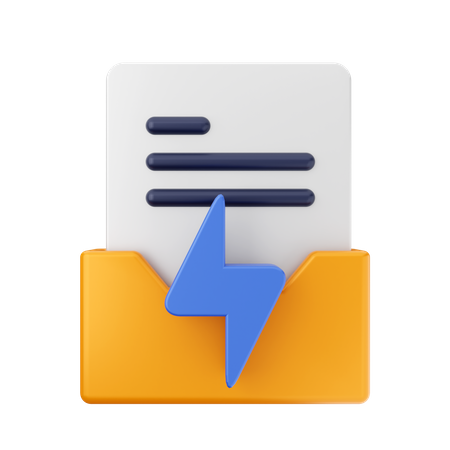 Free Energy Folder  3D Icon