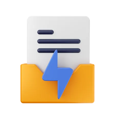 Free Energy Folder  3D Icon