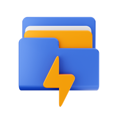 Free Energy Folder  3D Icon