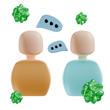 Free Engaging in Short Conversations  3D Icon