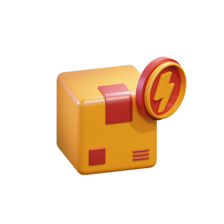 Free Entrega rápida  3D Icon