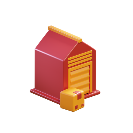 Free Entrepôt  3D Icon