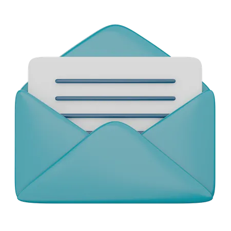 Free Envelope Mail  3D Icon