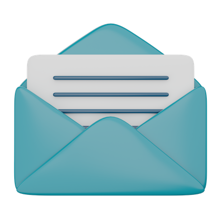 Free Courrier enveloppe  3D Icon