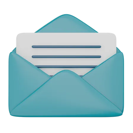 Free Courrier enveloppe  3D Icon