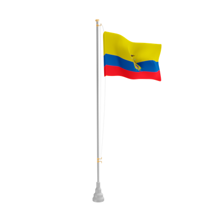 Free Equador  3D Flag