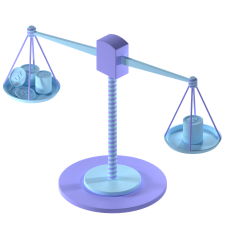 Free Équilibre financier  3D Icon