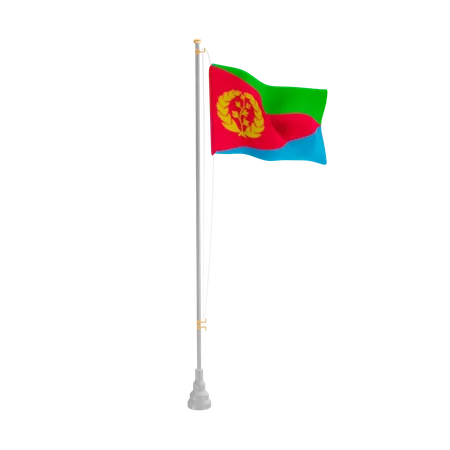 Free Eritrea  3D Flag