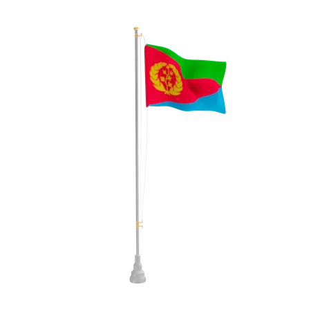 Free Eritreia  3D Flag