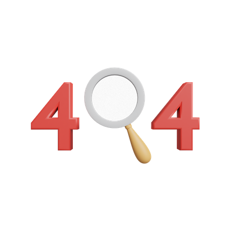 Free Erreur 404  3D Icon
