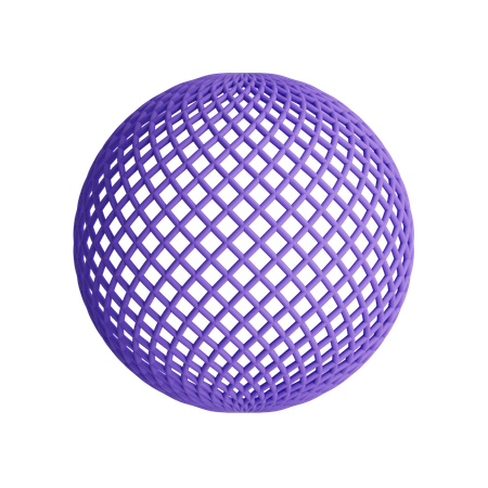 Free Esfera de arame  3D Icon