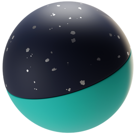 Free Esfera escura  3D Icon