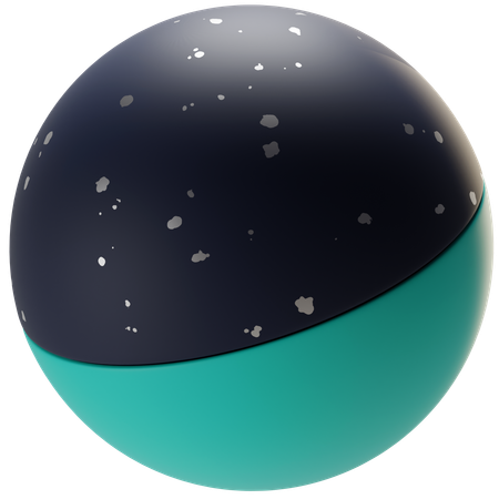 Free Esfera oscura  3D Icon