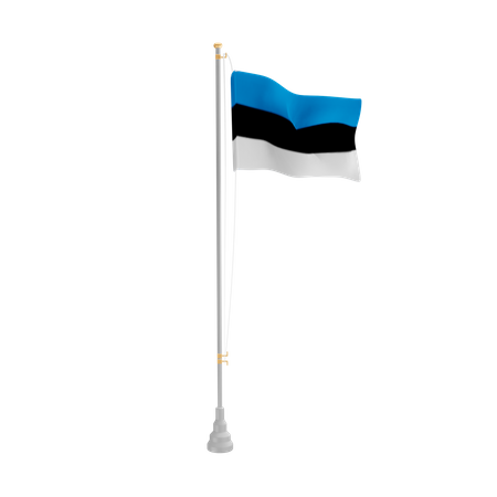 Free Estland  3D Flag