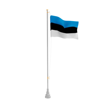 Free Estonia  3D Flag