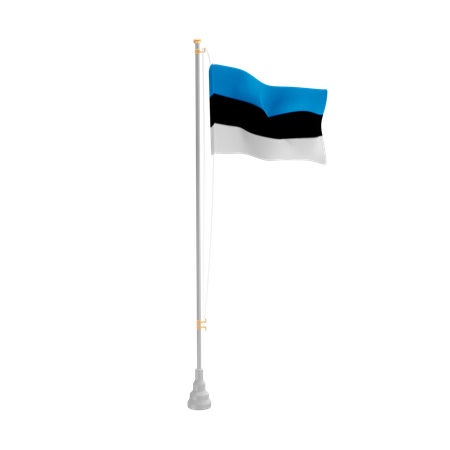 Free Estonia  3D Flag