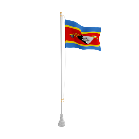 Free Eswatini  3D Flag